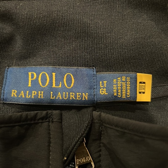 Ralph Lauren Polo Classic Hybrid Double-Knit Jacket Navy Size LT/GL - Picture 7 of 8